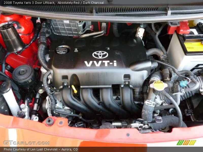 Absolutely Red / Dark Charcoal 2008 Toyota Yaris 3 Door Liftback