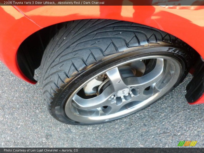 Absolutely Red / Dark Charcoal 2008 Toyota Yaris 3 Door Liftback