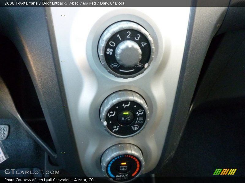 Absolutely Red / Dark Charcoal 2008 Toyota Yaris 3 Door Liftback
