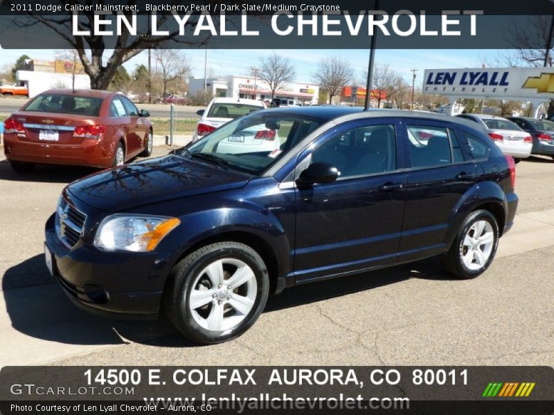 Blackberry Pearl / Dark Slate/Medium Graystone 2011 Dodge Caliber Mainstreet