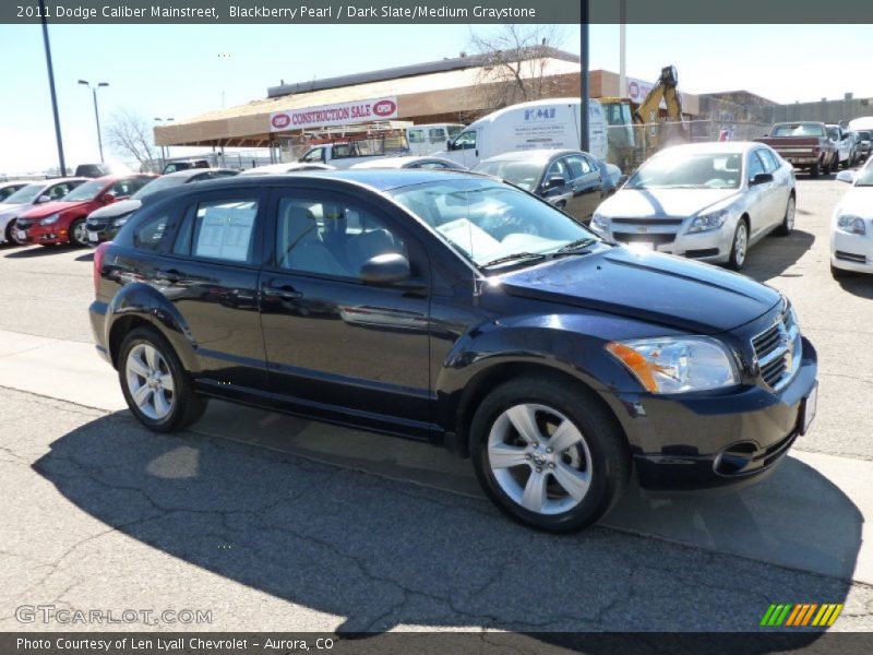 Blackberry Pearl / Dark Slate/Medium Graystone 2011 Dodge Caliber Mainstreet