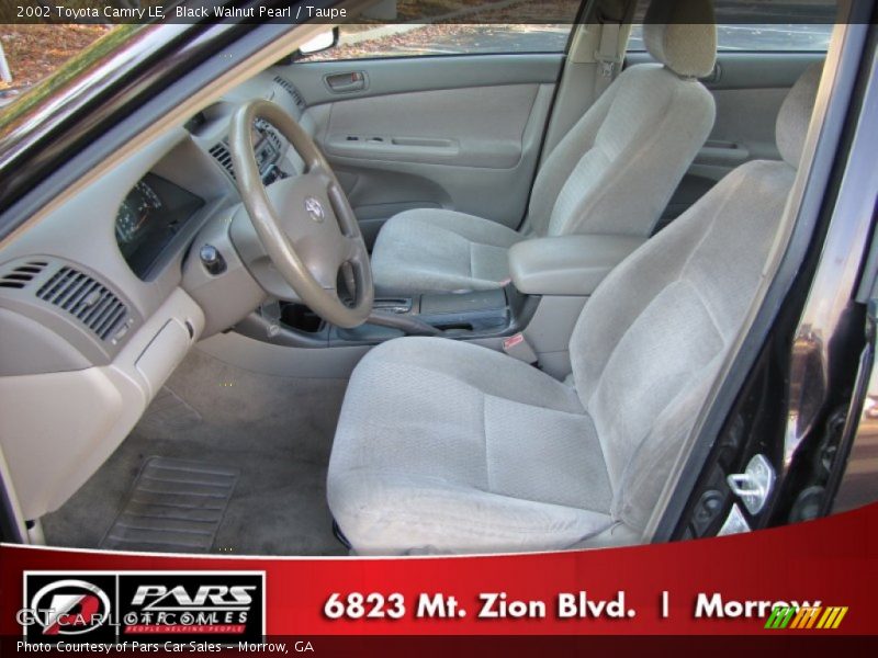 Black Walnut Pearl / Taupe 2002 Toyota Camry LE