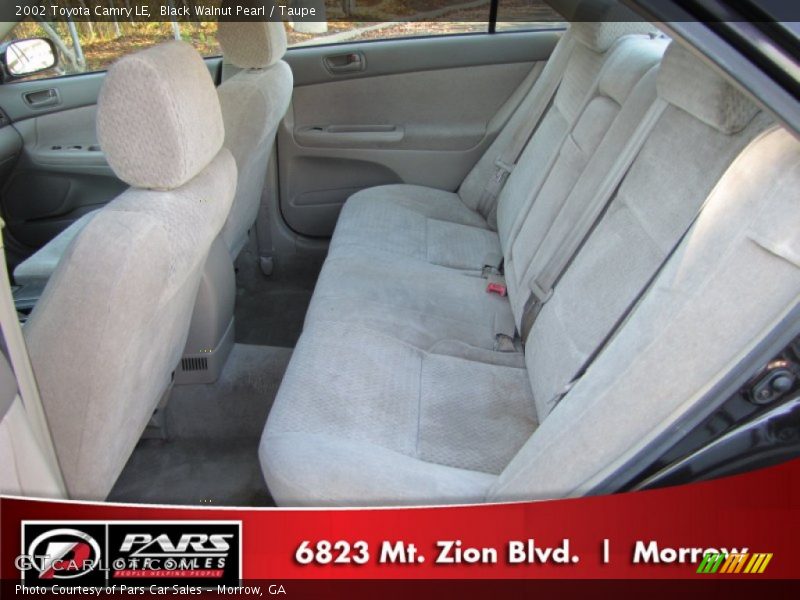 Black Walnut Pearl / Taupe 2002 Toyota Camry LE