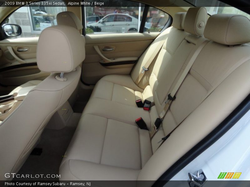 Alpine White / Beige 2009 BMW 3 Series 335xi Sedan