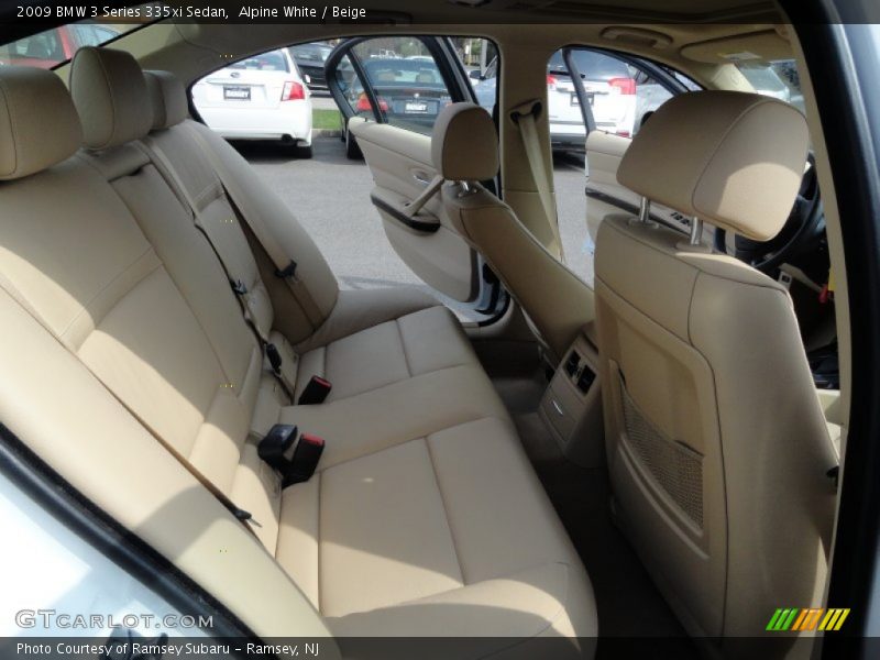 Alpine White / Beige 2009 BMW 3 Series 335xi Sedan