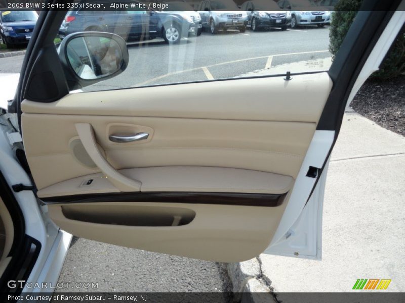 Alpine White / Beige 2009 BMW 3 Series 335xi Sedan
