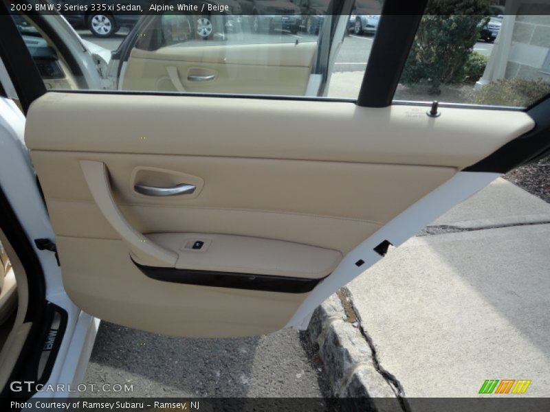 Alpine White / Beige 2009 BMW 3 Series 335xi Sedan