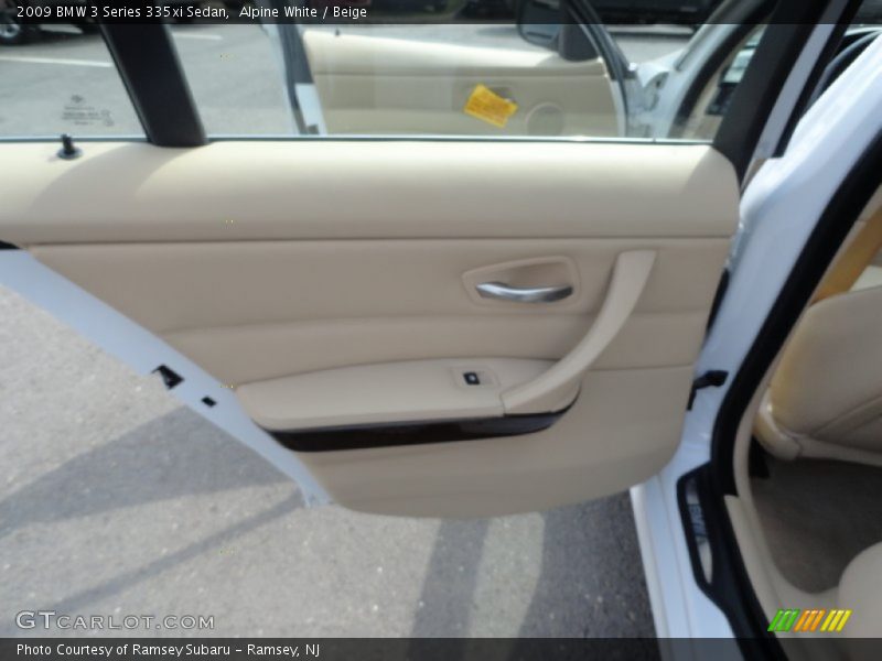 Alpine White / Beige 2009 BMW 3 Series 335xi Sedan