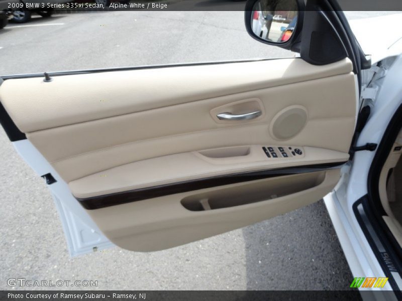 Alpine White / Beige 2009 BMW 3 Series 335xi Sedan