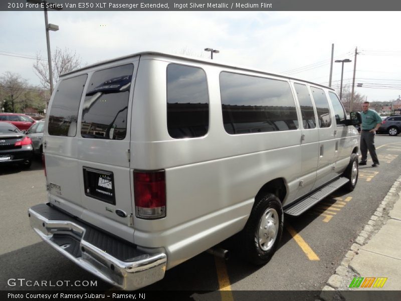 Ingot Silver Metallic / Medium Flint 2010 Ford E Series Van E350 XLT Passenger Extended