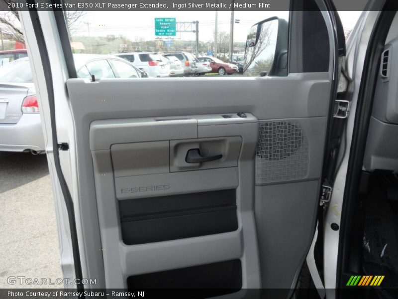 Ingot Silver Metallic / Medium Flint 2010 Ford E Series Van E350 XLT Passenger Extended