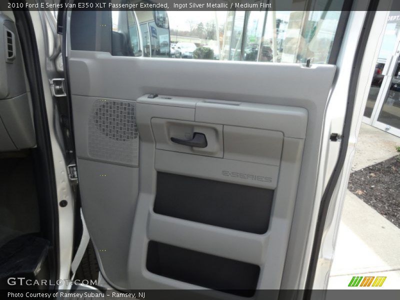 Ingot Silver Metallic / Medium Flint 2010 Ford E Series Van E350 XLT Passenger Extended