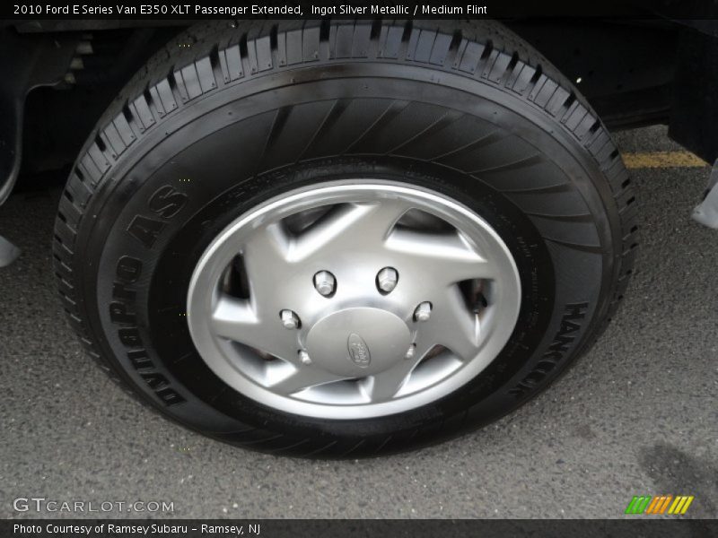 Ingot Silver Metallic / Medium Flint 2010 Ford E Series Van E350 XLT Passenger Extended