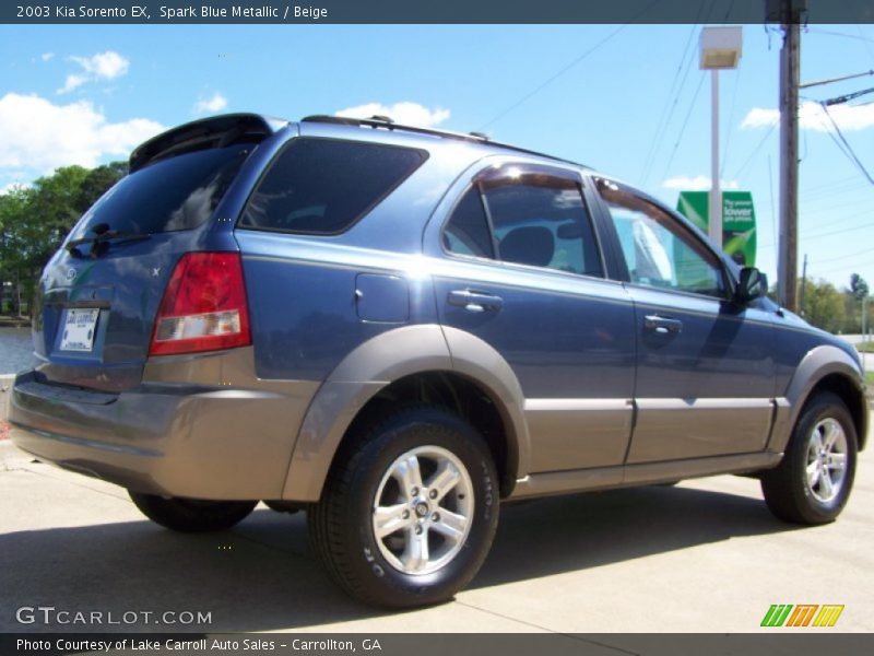 Spark Blue Metallic / Beige 2003 Kia Sorento EX