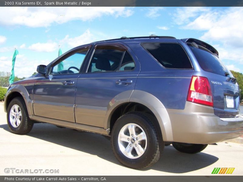 Spark Blue Metallic / Beige 2003 Kia Sorento EX