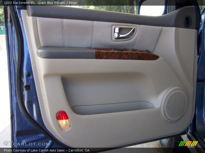 Spark Blue Metallic / Beige 2003 Kia Sorento EX