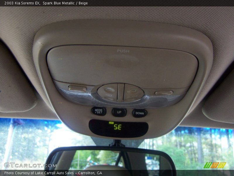 Spark Blue Metallic / Beige 2003 Kia Sorento EX