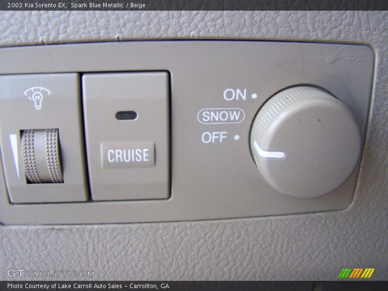 Spark Blue Metallic / Beige 2003 Kia Sorento EX