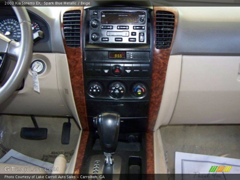 Spark Blue Metallic / Beige 2003 Kia Sorento EX