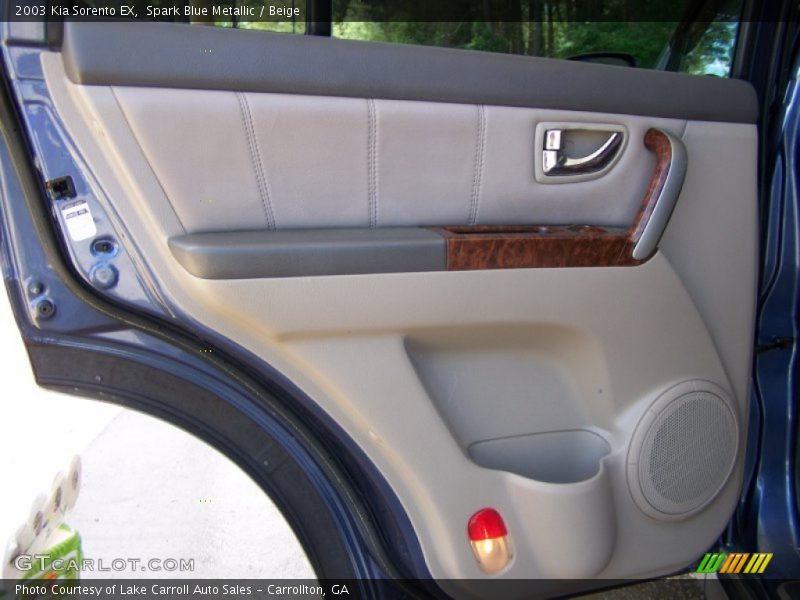 Spark Blue Metallic / Beige 2003 Kia Sorento EX