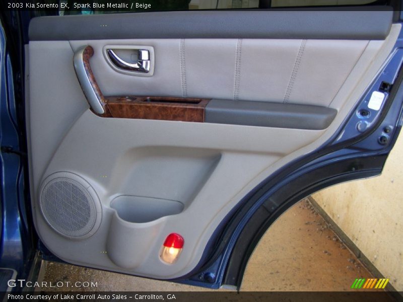 Spark Blue Metallic / Beige 2003 Kia Sorento EX