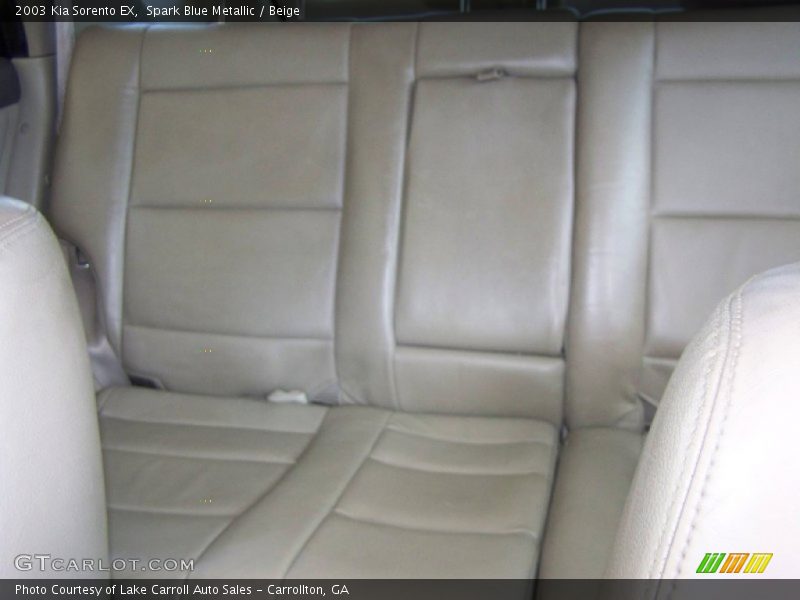 Spark Blue Metallic / Beige 2003 Kia Sorento EX