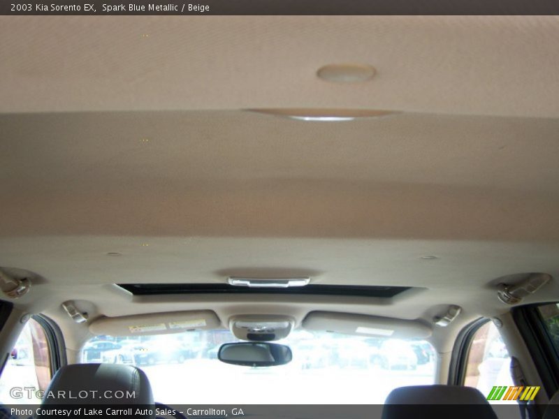 Spark Blue Metallic / Beige 2003 Kia Sorento EX