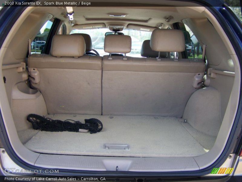 Spark Blue Metallic / Beige 2003 Kia Sorento EX