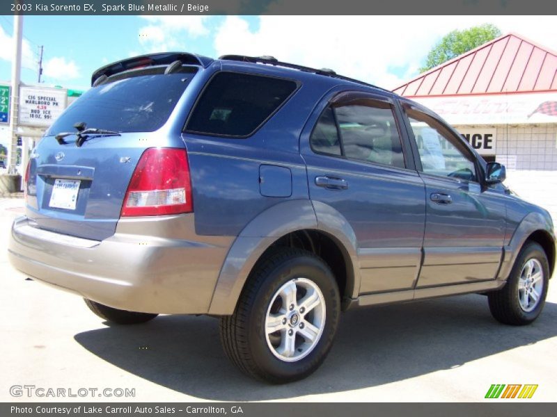 Spark Blue Metallic / Beige 2003 Kia Sorento EX