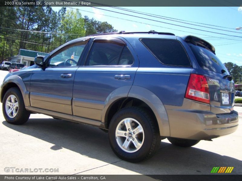 Spark Blue Metallic / Beige 2003 Kia Sorento EX
