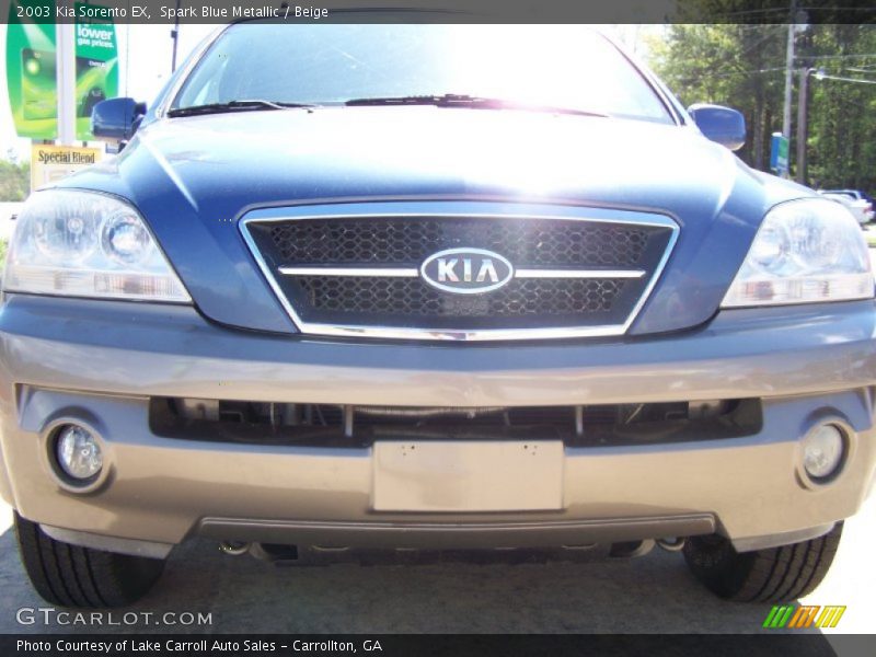 Spark Blue Metallic / Beige 2003 Kia Sorento EX