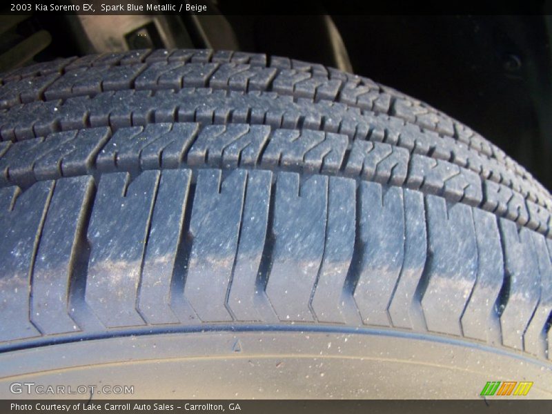 Spark Blue Metallic / Beige 2003 Kia Sorento EX