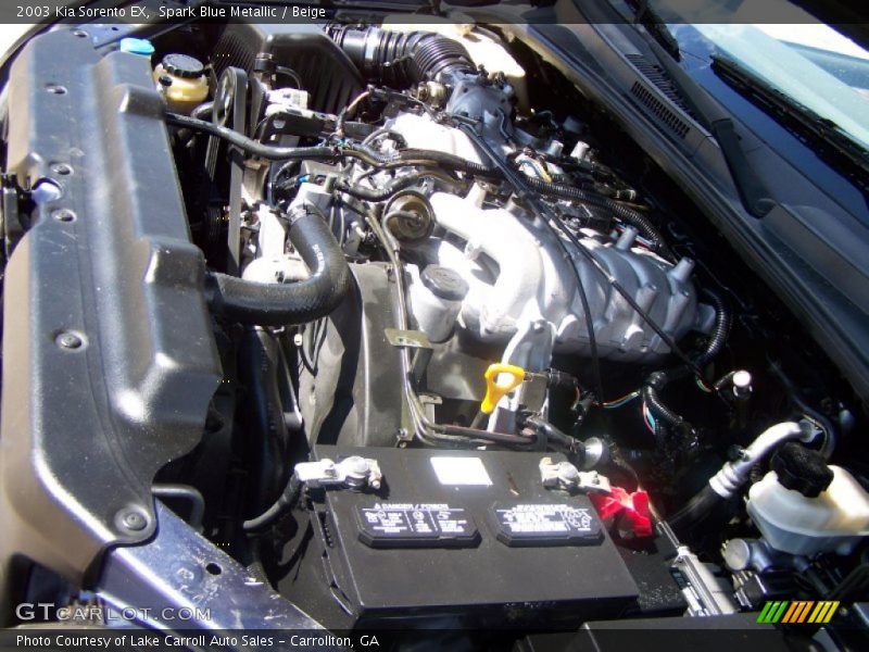 Spark Blue Metallic / Beige 2003 Kia Sorento EX