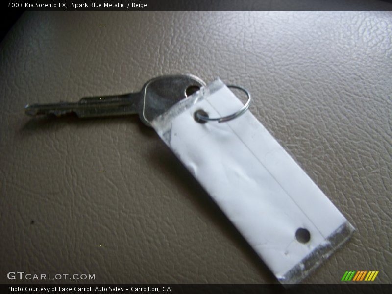 Spark Blue Metallic / Beige 2003 Kia Sorento EX