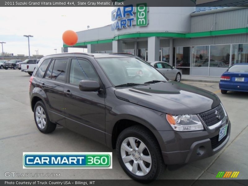 Slate Gray Metallic / Black 2011 Suzuki Grand Vitara Limited 4x4