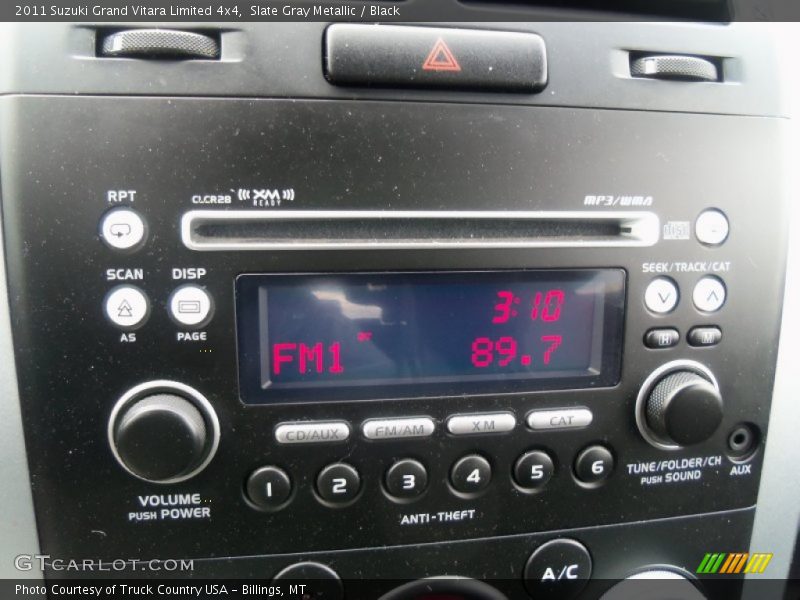 Audio System of 2011 Grand Vitara Limited 4x4
