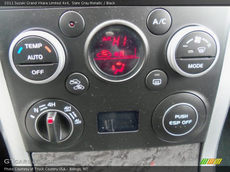 Controls of 2011 Grand Vitara Limited 4x4