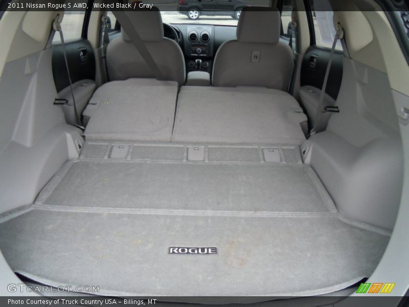 Wicked Black / Gray 2011 Nissan Rogue S AWD