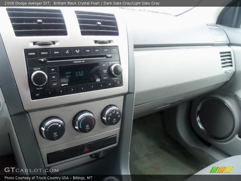 Brilliant Black Crystal Pearl / Dark Slate Gray/Light Slate Gray 2008 Dodge Avenger SXT