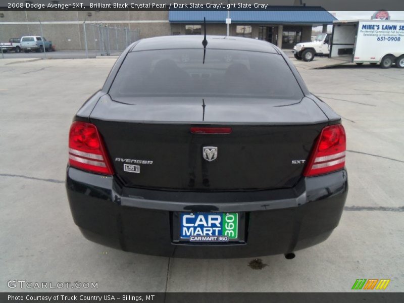 Brilliant Black Crystal Pearl / Dark Slate Gray/Light Slate Gray 2008 Dodge Avenger SXT