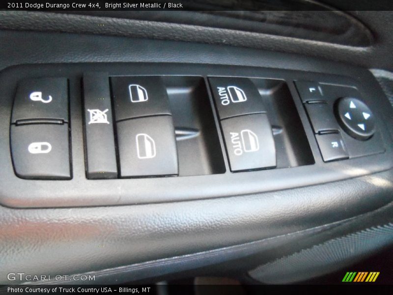 Bright Silver Metallic / Black 2011 Dodge Durango Crew 4x4