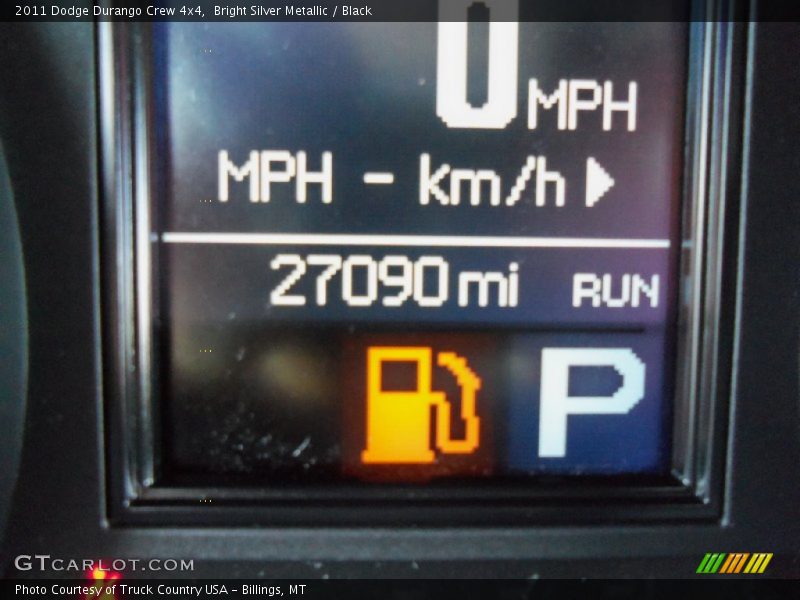 Bright Silver Metallic / Black 2011 Dodge Durango Crew 4x4