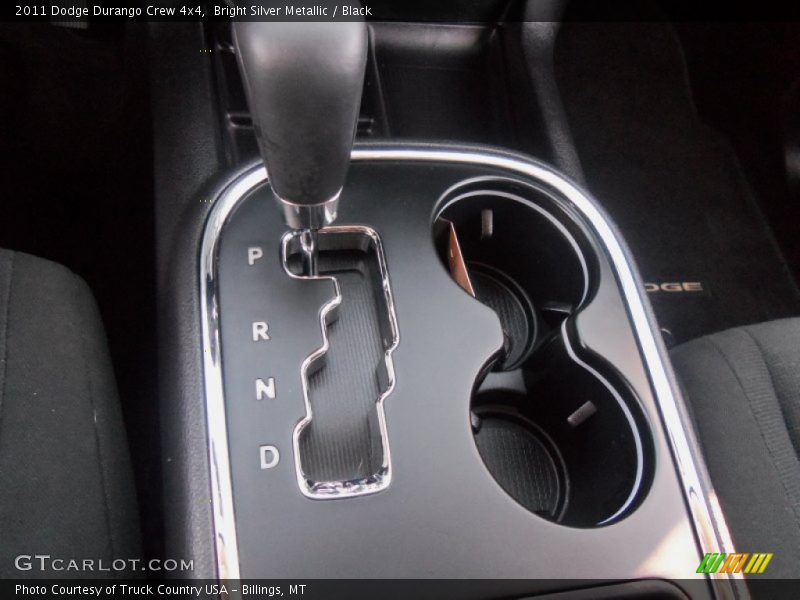 Bright Silver Metallic / Black 2011 Dodge Durango Crew 4x4
