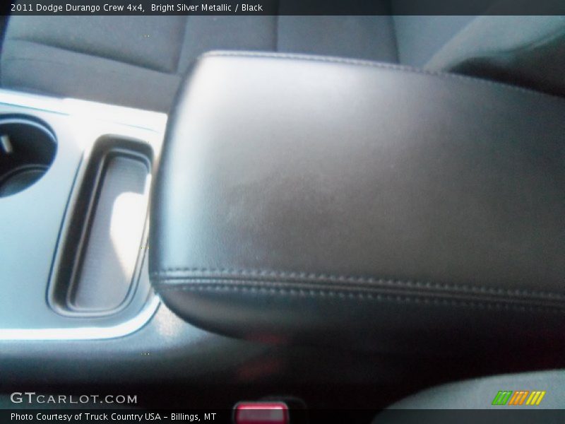 Bright Silver Metallic / Black 2011 Dodge Durango Crew 4x4