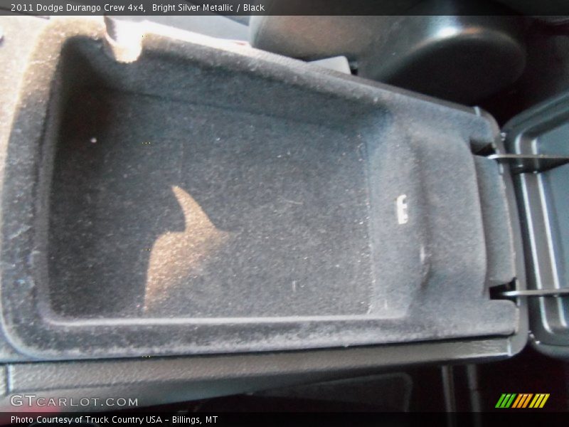 Bright Silver Metallic / Black 2011 Dodge Durango Crew 4x4