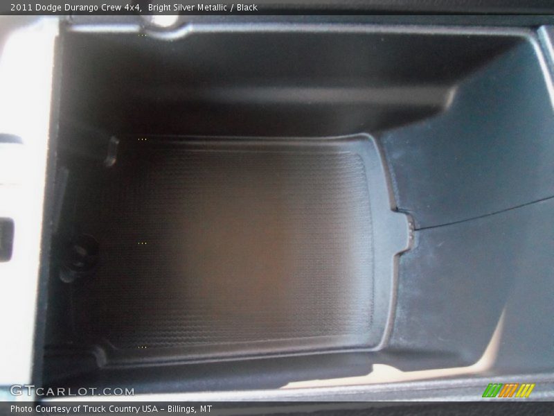 Bright Silver Metallic / Black 2011 Dodge Durango Crew 4x4