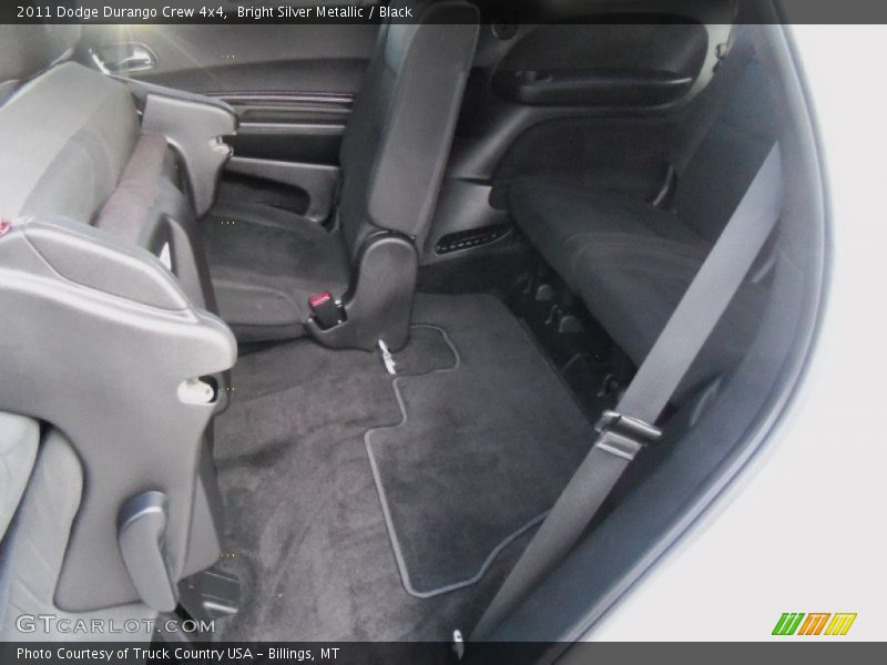 Bright Silver Metallic / Black 2011 Dodge Durango Crew 4x4