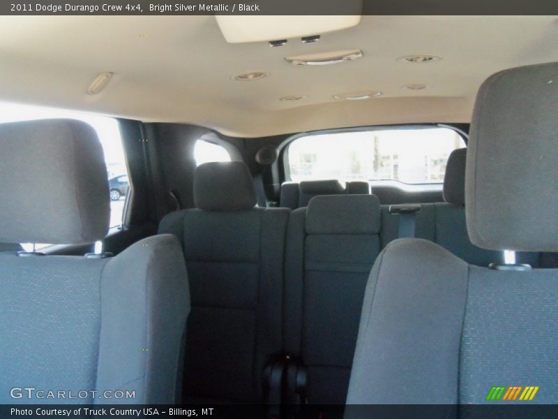 Bright Silver Metallic / Black 2011 Dodge Durango Crew 4x4