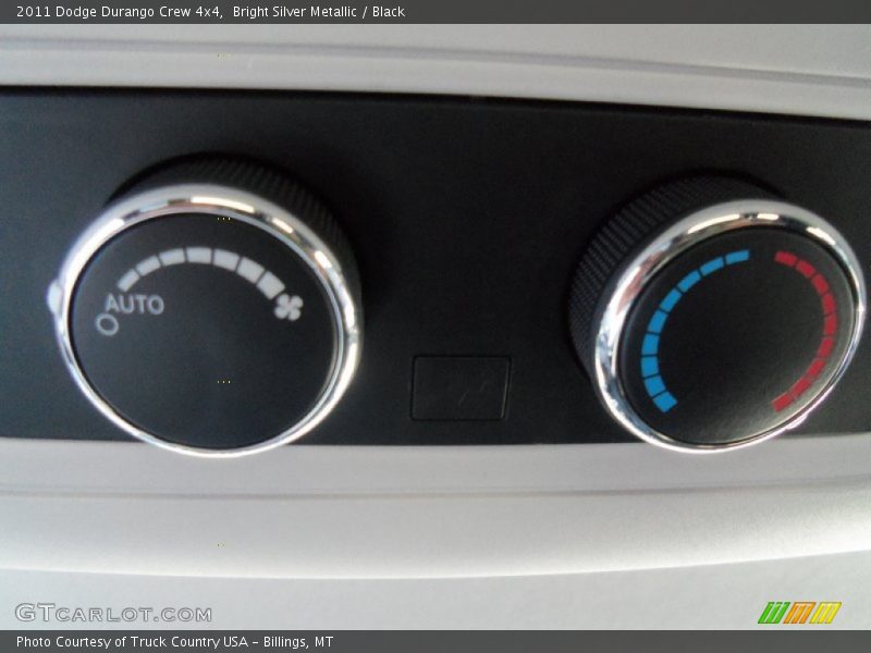 Bright Silver Metallic / Black 2011 Dodge Durango Crew 4x4