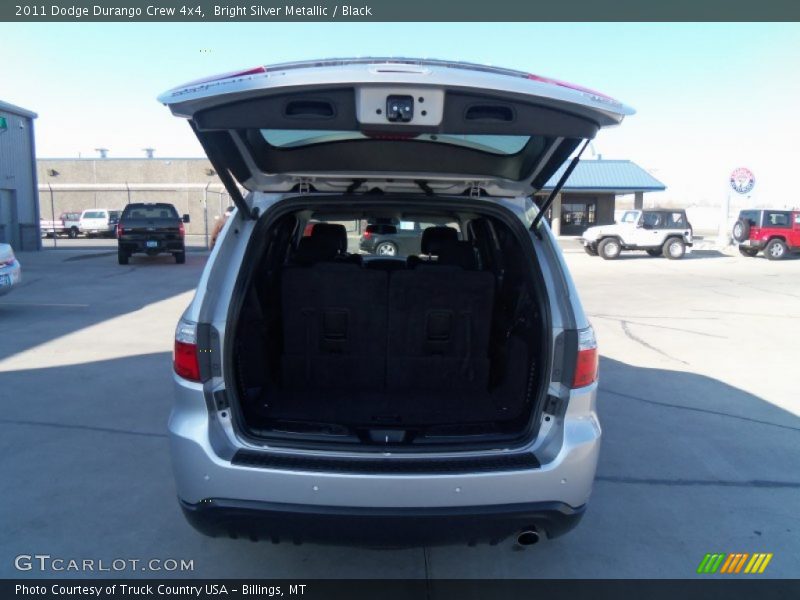 Bright Silver Metallic / Black 2011 Dodge Durango Crew 4x4